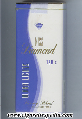 miss diamond ultra lights sl 20 s india usa