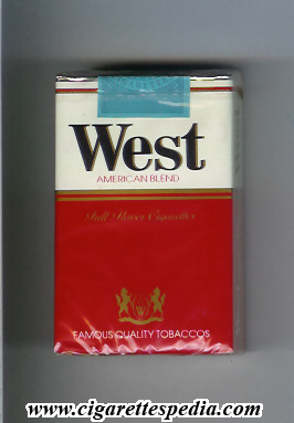 west old design without lines american blend full flavor ks 20 s usa germany