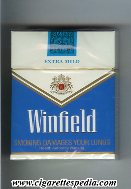 winfield australian version extra mild ks 25 h blue white australia