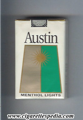 austin american version with trapezium menthol lights ks 20 s usa