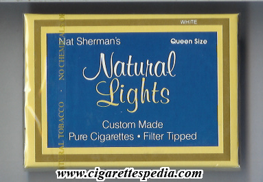 nat sherman s natural lights white s 20 b usa