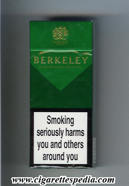 berkeley english version horizontal name menthol l 10 h green england