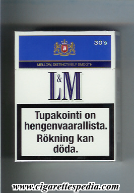l m mellow distinctively smooth blue label ks 30 h switzerland finland
