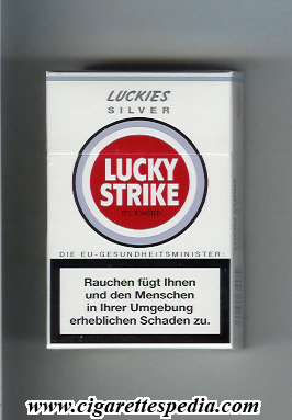 lucky strike luckies silver ks 20 h germany usa