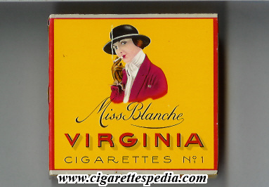miss blanche virginia cigarettes no 1 s 20 b holland