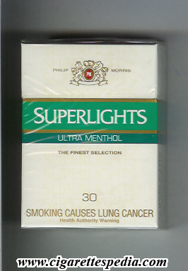 superlights ultra menthol ks 30 h usa australia