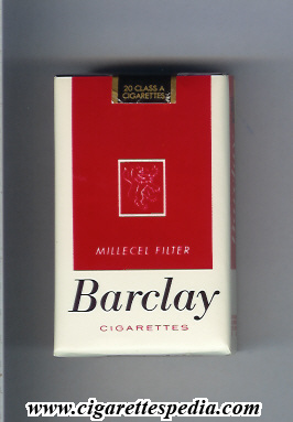 barclay cigarettes millecel filter ks 20 s usa