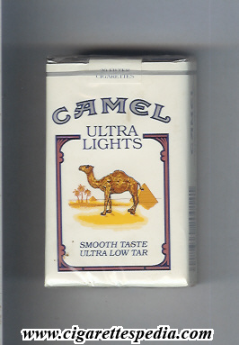 camel ultra lights smooth taste ultra low tar ks 20 s usa