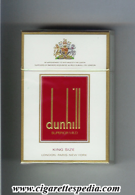 dunhill american version design 2 with small d superior mild ks 20 h italy england
