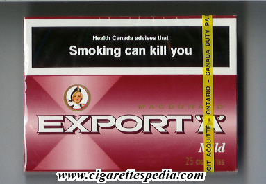 Export 'A' (Mild) S-25-B (new design with cross) (red) - Canada