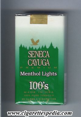 seneca american version cayuga premium menthol lights l 20 s usa