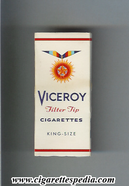 viceroy with medal filter tip ks 4 s red medal usa