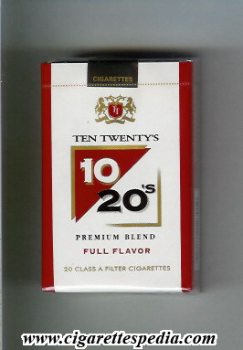 10 20 s ten twenty s premium blend full flavor ks 20 s usa india