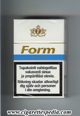 form white design with colour line in the middle special ks 20 h finland