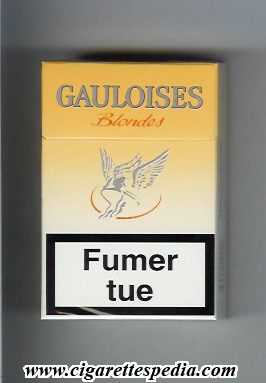 gauloises blondes with half ring ks 20 h yellow france