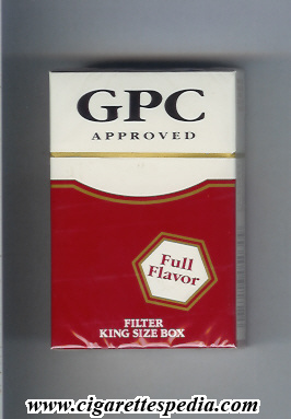 gpc design 2 approved full flavor ks 20 h usa