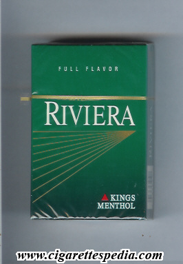 riviera american version design 2 full flavor menthol ks 20 h usa