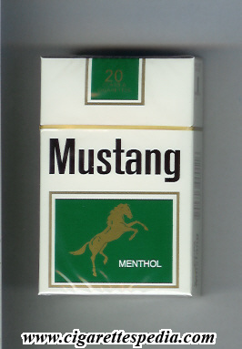 mustang colombian version new design menthol ks 20 h colombia