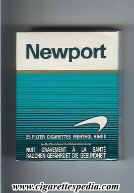 newport menthol ks 25 h belgium