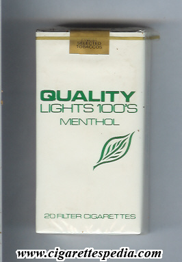 quality lights menthol l 20 s usa