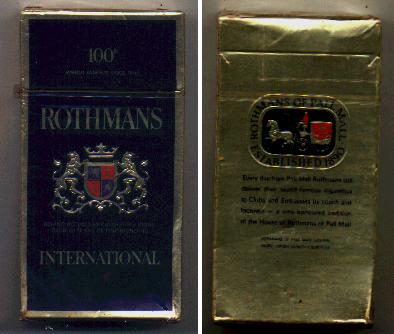 How to order cigarettes Rothmans International in US