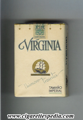 virginia mexican version numero trenta tamano imperial ks 20 s mexico