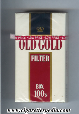 old gold design 2 red name filter l 20 h usa