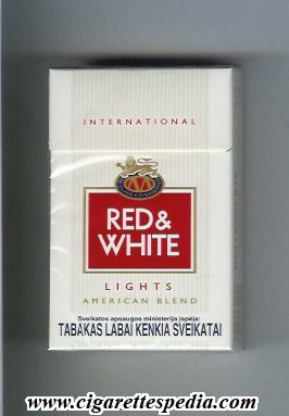red white with square international american blend lights ks 20 h lithuania