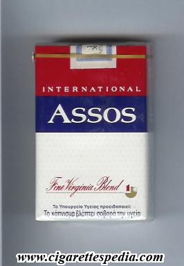 assos design 2 international fine virginia blend ks 20 s greece