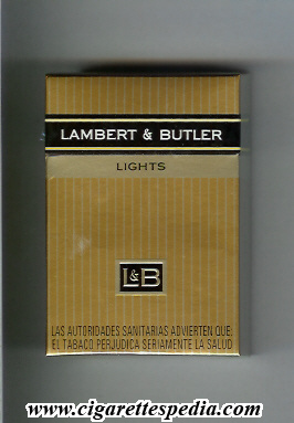 l b lambert butler with horizontal line lights ks 20 h england