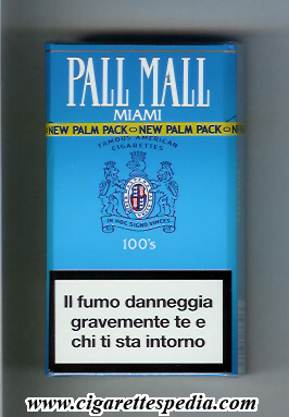 pall mall american version famous american cigarettes miami l 20 h germany italy usa