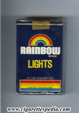 rainbow american version brand lights ks 20 s usa