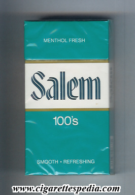 salem menthol fresh l 20 h green white green germany usa