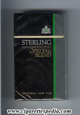 sterling american version special blend gold special blend menthol l 20 h usa