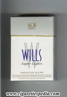 wills w super lights american blend ks 20 h england uzbekistan