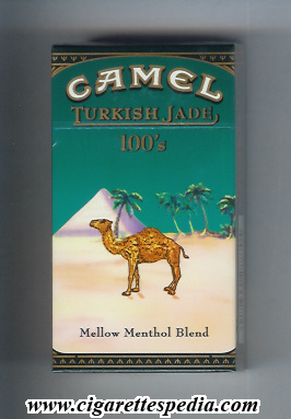 camel turkish jade mellow menthol blend l 20 h usa