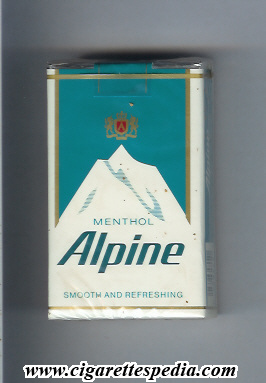 alpine green name menthol ks 20 s usa