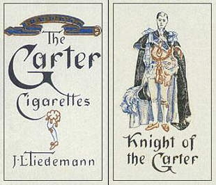 the carter cigarettes knight of the carter