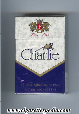 charlie tobacco Charlie (Fine Virginia Blend) KS-20-H (grey and blue) - Yugoslavia and USA