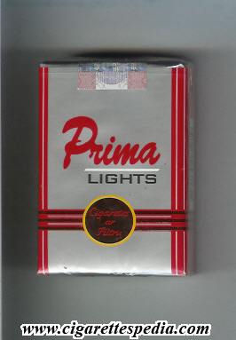 prima latvian version sigaretes ar filtru lights ks 20 s silver red latvia