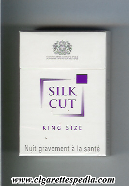 silk cut ks 20 h white white england