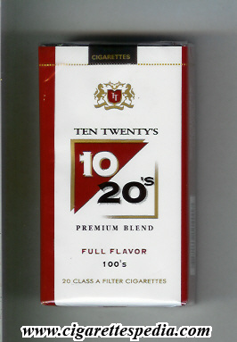 10 20 s ten twenty s premium blend full flavor l 20 s usa india
