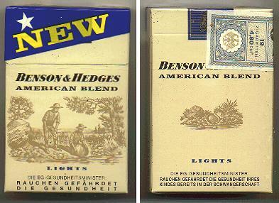 Benson & Hedges (American Blend) Lights KS-19-H - England and Germany.jpg