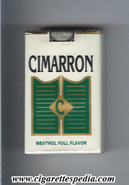cimarron menthol full flavor ks 20 s usa