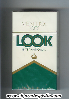 look characterictics from above international menthol l 20 h sweden denmark