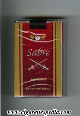 sabre colombian version premium blend full flavor ks 20 s colombia