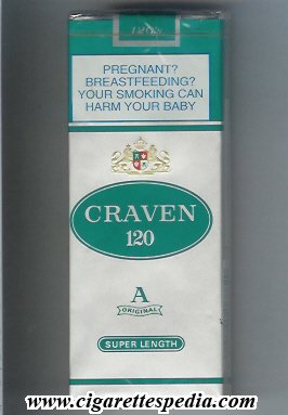 craven super length menthol sl 20 s silver green south africa