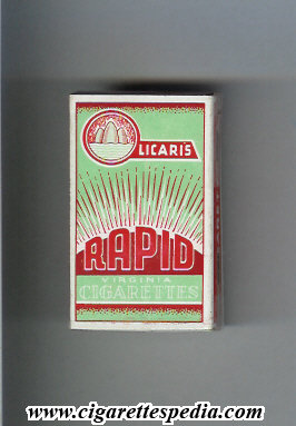 rapid virginia cigarettes licari s s 10 h light green red malta