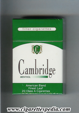 Cambridge (unknown version) (Menthol American Blend) KS-20-H - unknown  country