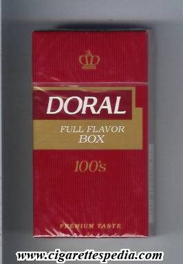 doral premium taste full flavor l 20 h usa